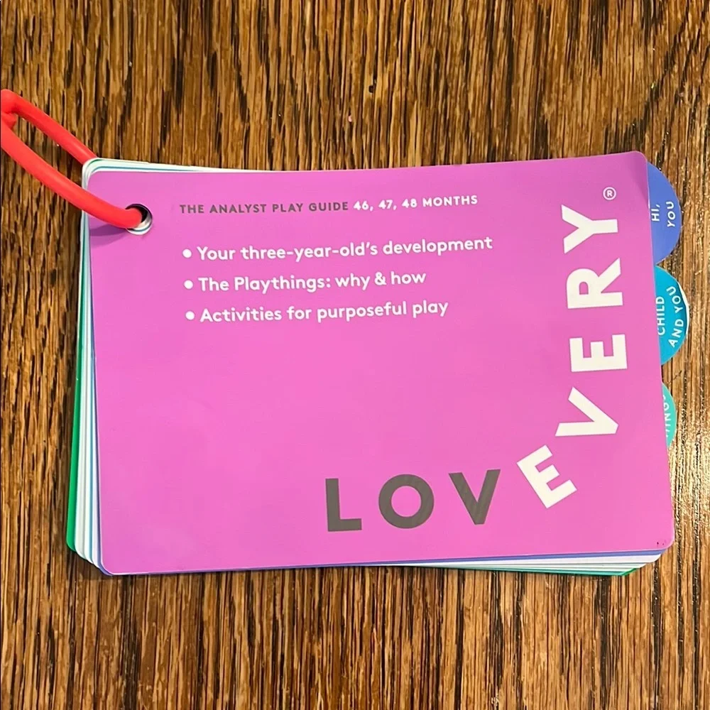 Lovevery Kids Learning Flashcards - Purple